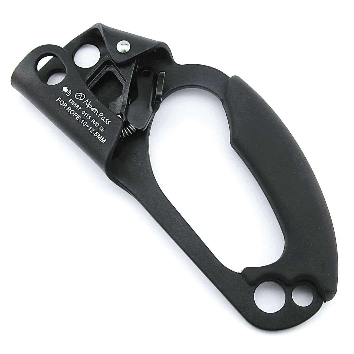 Blocante Ascensor Punho Direito para Cordas 10 a 12,5mm ASCEN BLACK