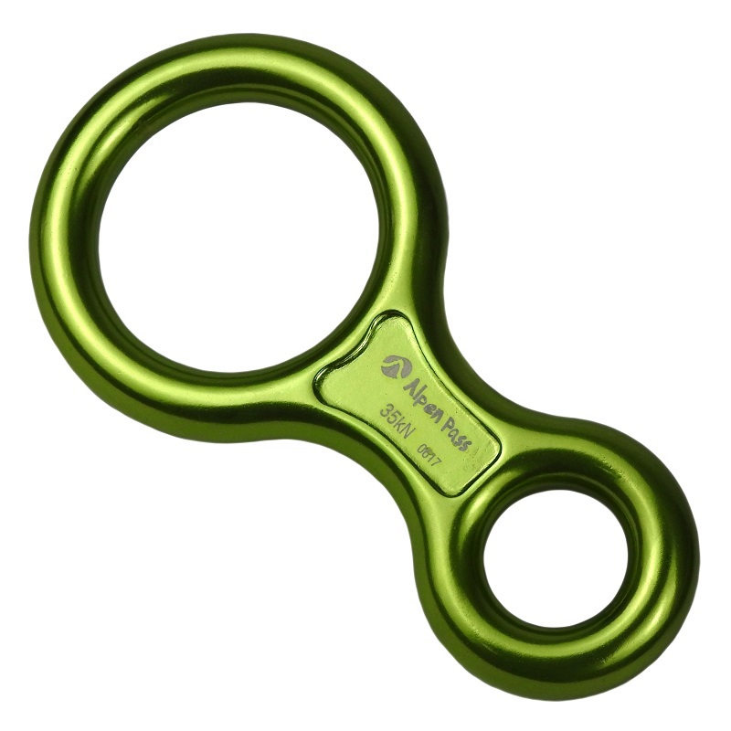 Freio Oito (Freio 8) 35kN Alumínio Verde