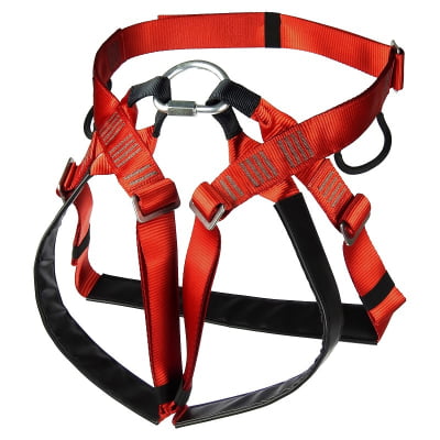  CADEIRINHA DE ESPELEOLOGIA CARAÇA ALPIMONTE® (LINHA 2026) com Malha Rápida Meia Lua Aço 10mm