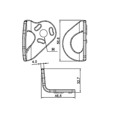 Chapeleta Aço Inox 10mm 25kN