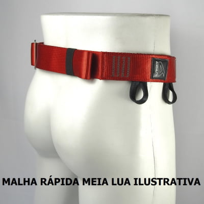  Cinto de Espeleologia Regulável para Malha Rápida RONCADOR Alpimonte®