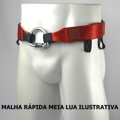  Cinto de Espeleologia Regulável para Malha Rápida RONCADOR Alpimonte®